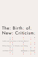 The Birth of New Criticism